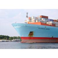 9669 Schiffsbug der COLUMBINE MAERSK vor Hamburg Teufelsbrueck | 